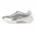 Gabor Damen Sneaker Low Silber - Textil