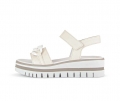 Gabor Damen Riemchensandale Beige - Glattleder