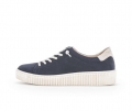 Gabor Damen Sneaker Low Blau - Rauleder