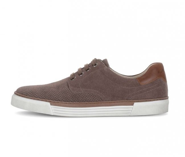Pius Gabor Herren Sneaker Low Grau - Materialmix Leder