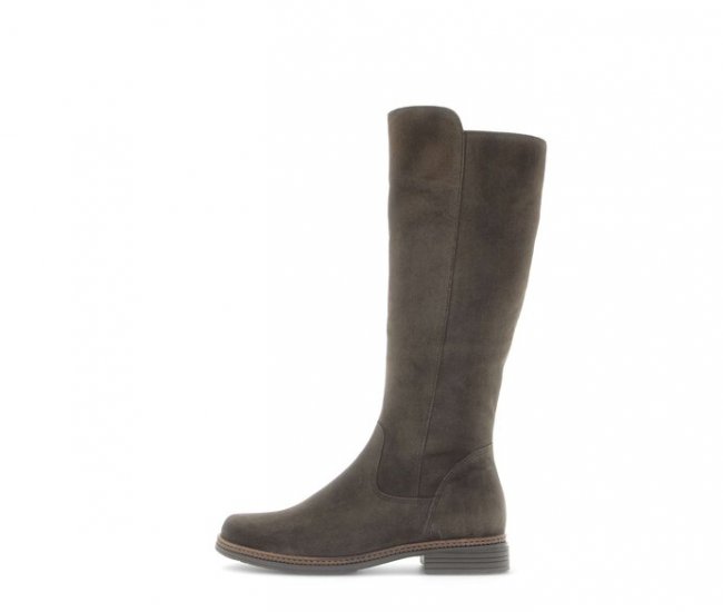 Gabor Damen Eleganter Stiefel Braun - Rauleder