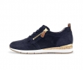 Gabor Damen Sneaker Low Blau - Rauleder