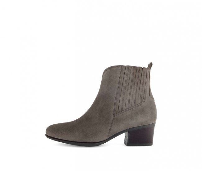 Gabor Damen Cowboy Boots Grau - Rauleder
