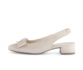 Gabor Damen Slingpumps Beige - Rauleder