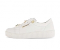 Gabor Damen Sneaker Low Creme - Glattleder