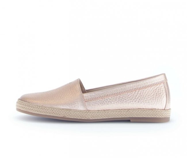 Gabor Damen Slipper Gold - Glattleder
