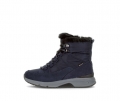 Gabor Damen Winterstiefelette Blau - Materialmix Leder/Lederimitat