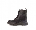 Gabor Damen Schnürstiefelette Braun - Glattleder
