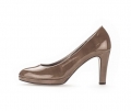 Gabor Damen Plateau Pumps Braun - Lederimitat