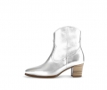 Gabor Damen Cowboy Boots Silber - Effektleder