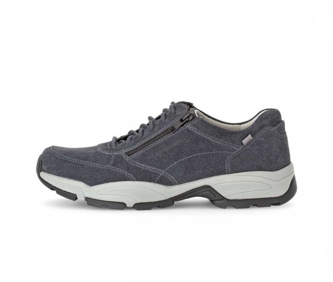 Pius Gabor Herren Sneaker Low Blau - Rauleder