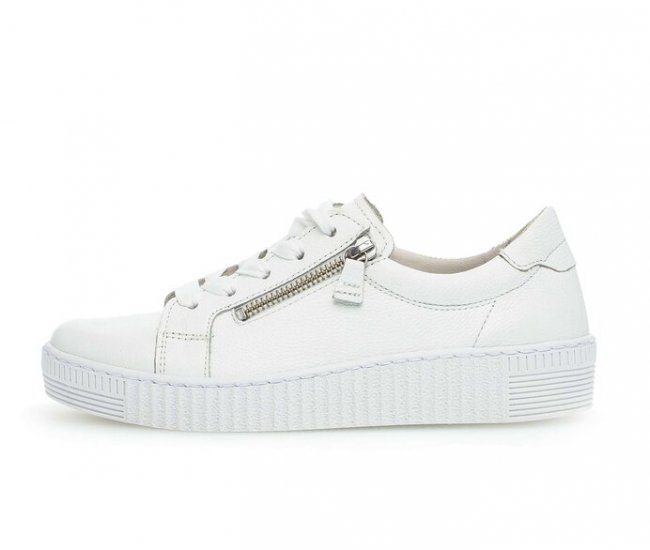Gabor Damen Sneaker Low Weiß - Glattleder