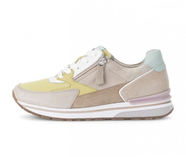 Gabor Damen Sneaker Low Multicolour - Materialmix Leder/Lederimitat