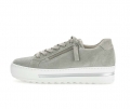 Gabor Damen Sneaker Low Grün - Rauleder