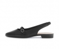 Gabor Damen Slingpumps Schwarz - Glattleder