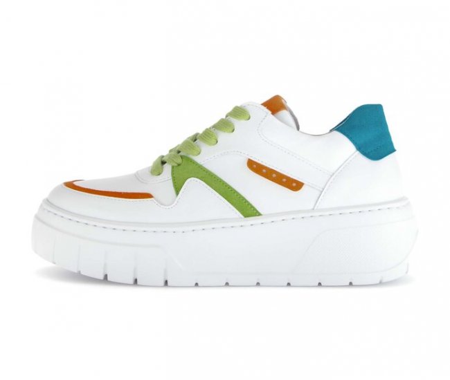 Gabor Damen Sneaker Low Weiß - Glattleder
