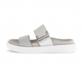 Gabor Damen Pantolette Grau - Materialmix Leder