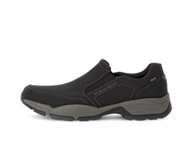 Pius Gabor Herren Sneaker Low Schwarz - Nubuk