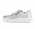 Gabor Damen Sneaker Low Silber - Effektleder