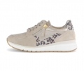 Gabor Damen Sneaker Low Beige - Materialmix Leder/Lederimitat