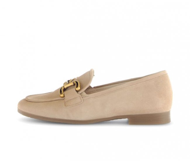 Gabor Damen Slipper Beige - Rauleder