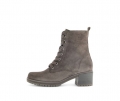 Gabor Damen Schnürstiefelette Braun - Rauleder