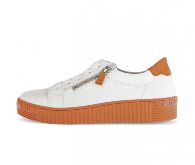 Gabor Damen Sneaker Low Weiß - Glattleder