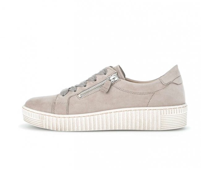 Gabor Damen Sneaker Low Grau - Rauleder