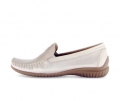 Gabor Damen Mokassin Gold - Materialmix Leder