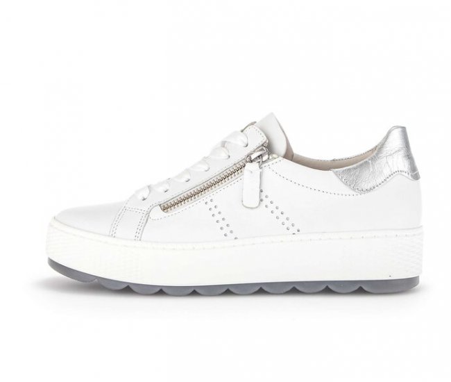 Gabor Damen Sneaker Low Weiß - Glattleder