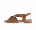 Gabor Damen Riemchensandale Beige - Glattleder