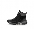 Gabor Damen Sportliche Stiefelette Schwarz - Rauleder