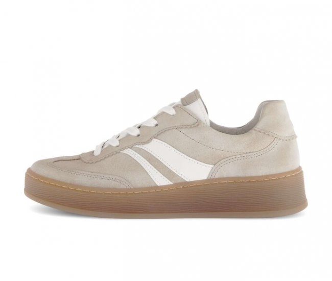 Gabor Damen Sneaker Low Beige - Rauleder