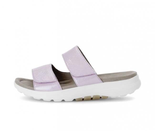 Gabor Damen Pantolette Lila - Lackleder