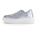 Gabor Damen Sneaker Low Blau - Glattleder