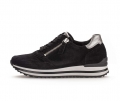 Gabor Damen Sneaker Low Schwarz - Rauleder