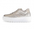 Gabor Damen Sneaker Low Gold - Materialmix Leder