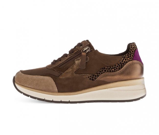 Gabor Damen Sneaker Low Multicolour - Materialmix Leder/Lederimitat