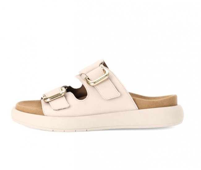 Gabor Damen Pantolette Creme - Glattleder