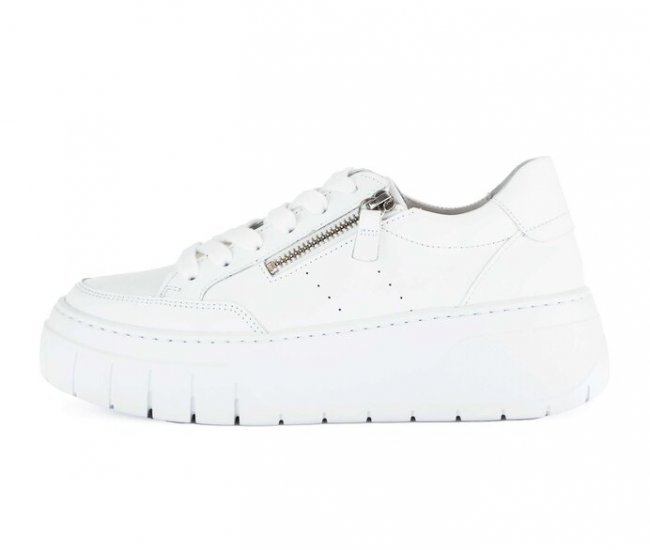 Gabor Damen Sneaker Low Weiß - Glattleder
