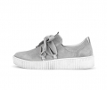 Gabor Damen Sneaker Low Grau - Materialmix Leder