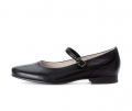 Gabor Damen Eleganter Ballerina Schwarz - Glattleder