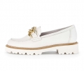 Gabor Damen Loafer Creme - Glattleder