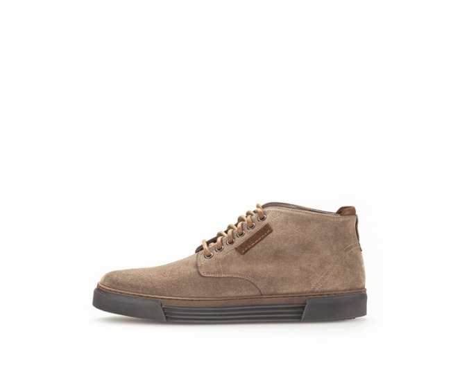 Pius Gabor Herren Sneaker High Beige - Rauleder
