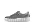Gabor Damen Sneaker Low Grau - Glattleder