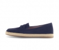 Gabor Damen Slipper Blau - Rauleder
