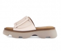 Gabor Damen Pantolette Creme - Glattleder
