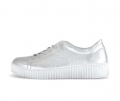 Gabor Damen Sneaker Low Silber - Effektleder