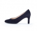 Gabor Damen Eleganter Pumps Blau - Rauleder