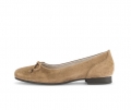 Gabor Damen Eleganter Ballerina Braun - Rauleder